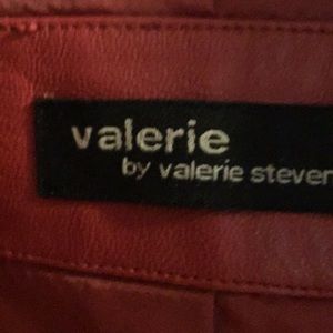 Red Leather Jacket in good shape